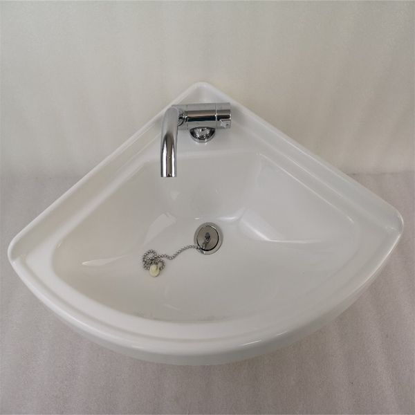 

white black acrylic sink hand wash basin 380*380*100mm boat caravan rv gr-y003