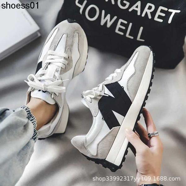 

with box 2022 new spring and autumn new bailun coupe nb versatile summer breathable couple tennis shoes 327 sports men's canvas shoes g