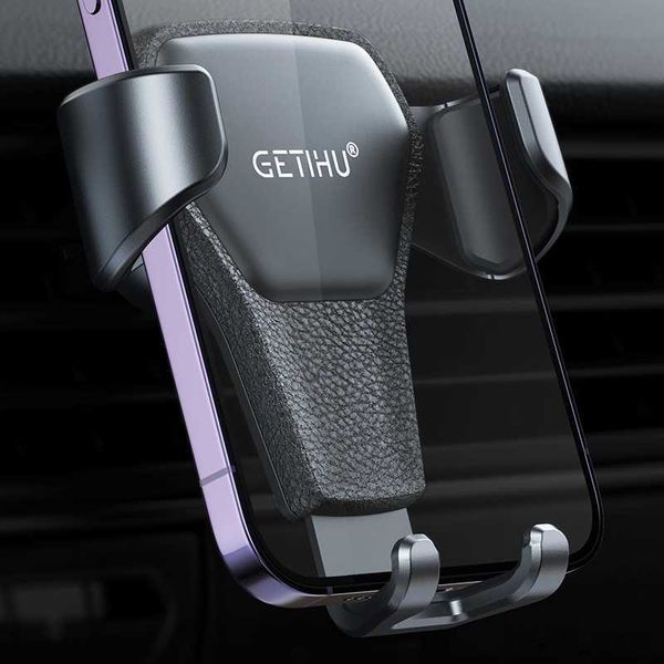 

car holder getihu gravity car phone holder air vent clip mount mobile cell stand smartphone gps support for r230626