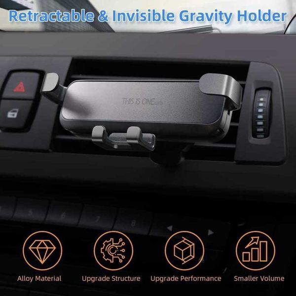 

car holder foldable cell phone holder gravity car phone mount wide air vent universal car phone holder compatible with r230626
