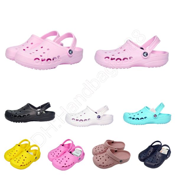 

sandals eva 10126 crocclog crocodile shoes lightweight comfortable women men summer slides designers sandalias slippers a01, Black