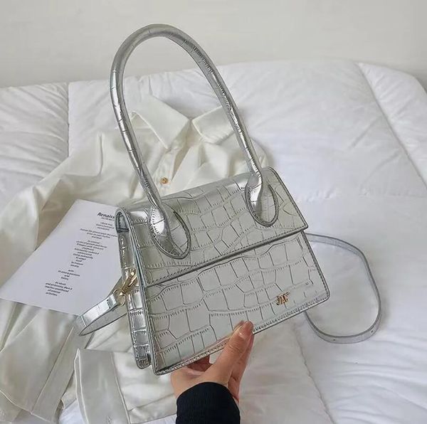 

luxury hourglass shoulder bags designer bag black crocodile-embossed cow leather crossbody bag handbag multi-color totes clutch bag jaquemus