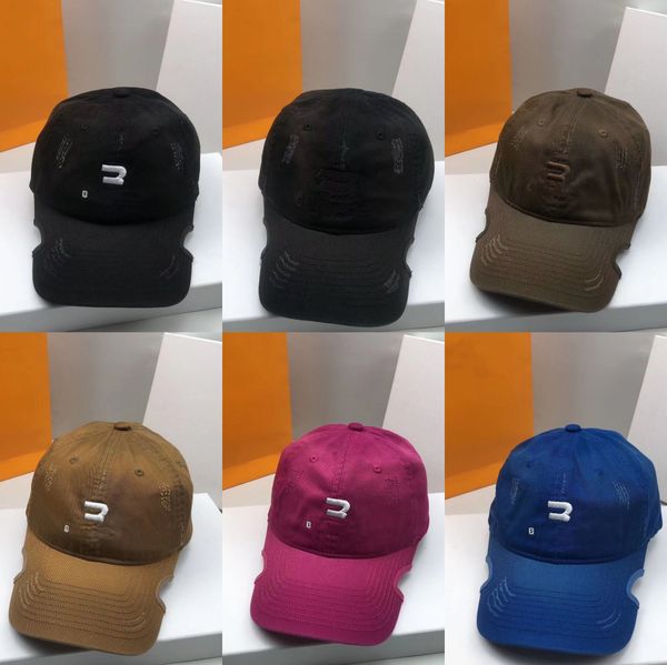 

fashion design wash old embroidery b duck tongue hat outdoor sun protection leisure men and women with the same paragraph baseball cap, Blue;gray