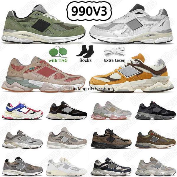 

mens women new 990 v3 running shoes 2023 platform og sneakers athletic jjjjound olive kith grnesis 990v3 9060 brown black outdoor trainers r