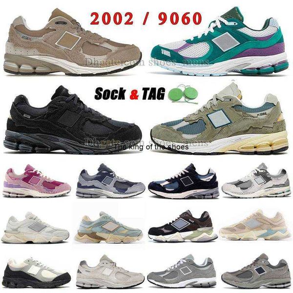

9060 2002r sneaker on lifestyle shoes mens 990 v3 v4 v5 designer bodega bricks wood protection pack rain cloud phantom black pink foam jjjjo