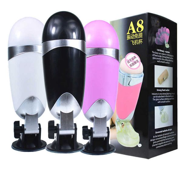 

electric aircraft cup portable sucker hands-rotating vibrating male exercise apparatus