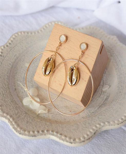 

fahion big hoop earrings new starfish shell eye stud earring rhinestone alloy 3pairs set party jewelry1688416, Golden;silver