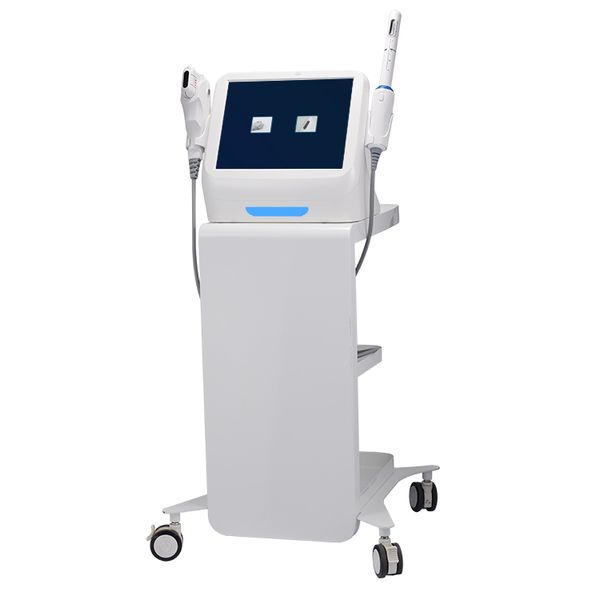 

multifunction smas high intensity focused ultrasound hifu facial lifting vaginal rejuvenation 2 in 1 beauty salon equipment, Black;white