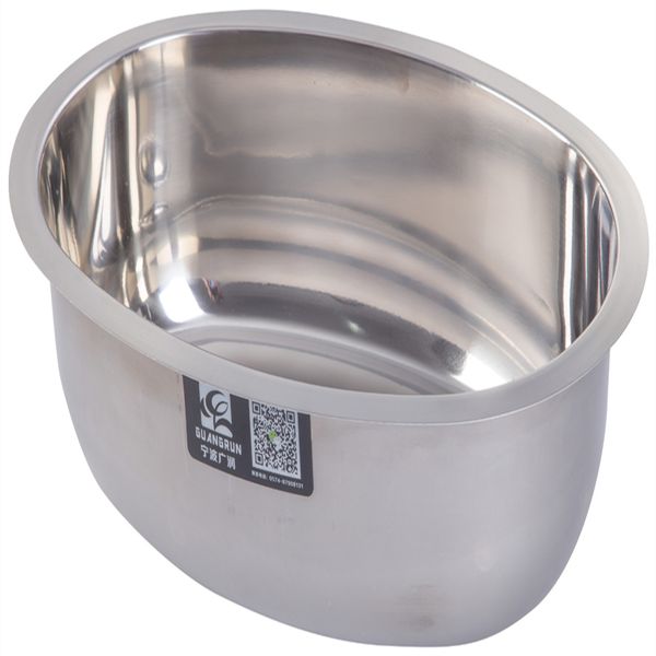 

stainless steel sink 390*270*130mm polished golden painted caravan boat gr-518