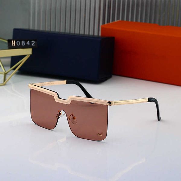 

wholesale of new square rimless one-piece sunglasses net red glasses big frame fashionable sunglasses, White;black