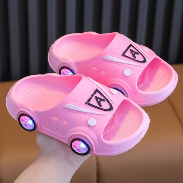 

Slipper Children Slippers Comfortable Summer Garden Beach Sandals Car Style Light Baby PVC Bathroom Shoes Nonslip for Boys Girls 230626, Grey