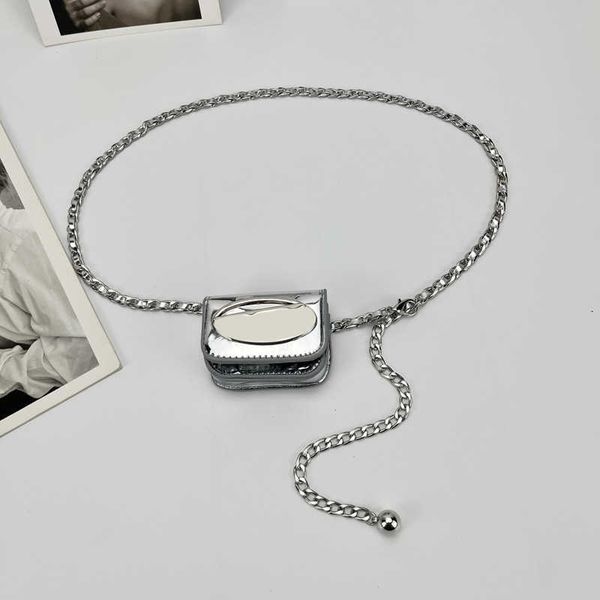 

fashion decorative cute mini bag women belt bags purse versatile waist chain purse mini trend adjustable outwear suit skirt waist wallet 230