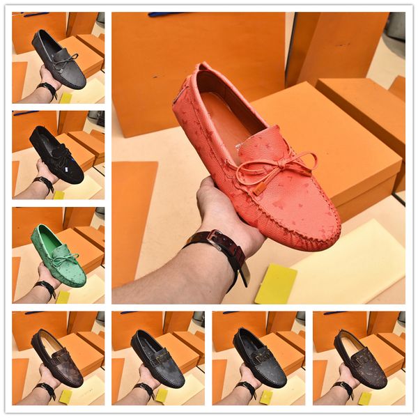 

193style fashion italian loafers designer dress shoes men loafers patent leather oxford shoes for men formal mariage wedding shoestrendy siz, Black