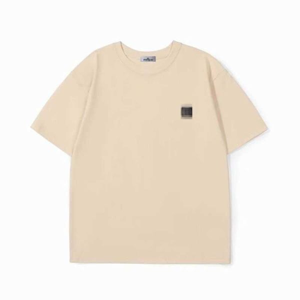 

shirts mens t 2023 stone new brand islandes crew neck chromes short sleeves tees letter cross print casual t-shirts 8 l1m8tcqv, White;black