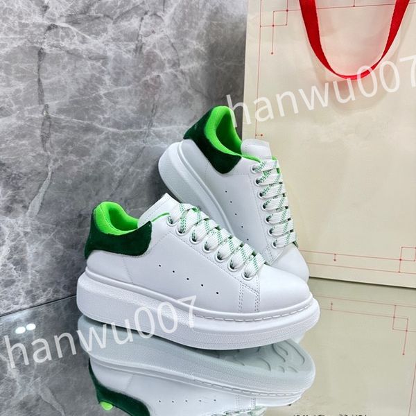 

new quality designer sneakers calfskin casual shoe fashion reflective shoes men women sneaker vintage trainers leather, Black