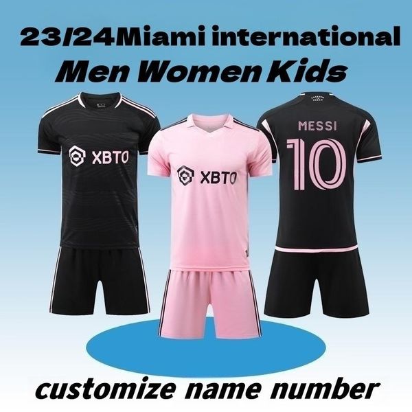 

23/24 miamii football jersey fan version messi beckham football clothing 2023 2024