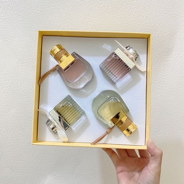 

women perfume 30ml 4piece set ribbon nomade perfumes eau de parfum long lasting smell edp lady girl spray fragrance 4in1 gift box kit fast s