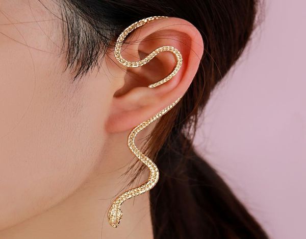 

creative fashion simple niche design ear cuf high-end female retro animal ear clip8751606, Silver