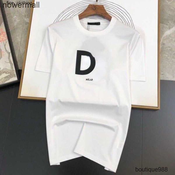 

printing d round dolcly gabbanaly men g sleeve simplicity dg letter designer short cotton t neck shirt pullover tshirt street fashion ', White;black