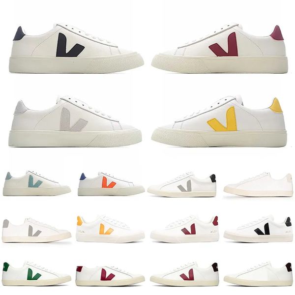 

2023 new veja campo shoes designer women men sneaker classic casual shoes white fashion style original low-couples s, Black
