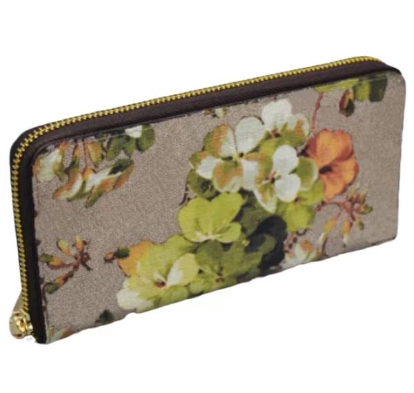

original designers g wallets old flower purses fashion long zippy wallet classic zipper pocket pallas cluth evening bag zip coin purse with, Red;black