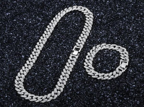 

hip hop bling iced out men039s rapper bracelet full rhinestone pave with butterfly miami cuban link chain bracelet for men jewe8554292, Silver
