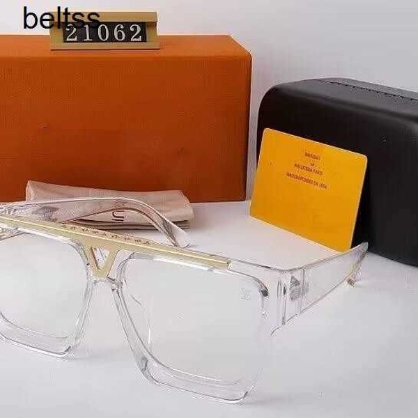 

new men's sunglasses with high aesthetic value lvity shaped sunglasses handsome and fashionable large frame internet celebrity and tren, White;black