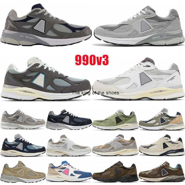 

2023 designer running shoes 990 990v3 9060 mens womens sneakers workwear v3 jjjjound olive rain cloud grey natural indigo sea salt trainers, Black