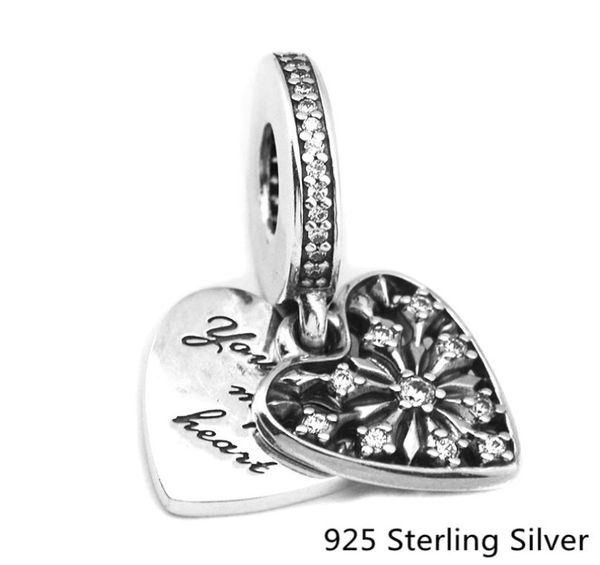 

authentic 925 sterling silver jewelry heart of winter original charms beads fits bracelets for women5794335, Bronze;silver