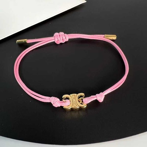 

cei autumn new triumphal arch woven drawstring adjustable simple personality bracelet, Golden;silver