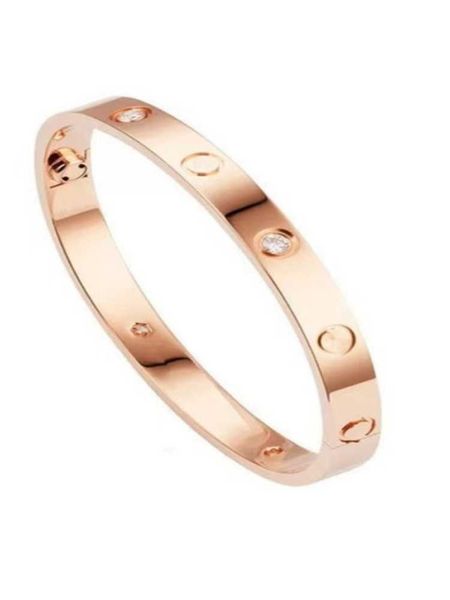 

designer new new 18k rose gold bracelet for couples 3d hard screw solid valentine's day gift to girlfriend dsc9, Black