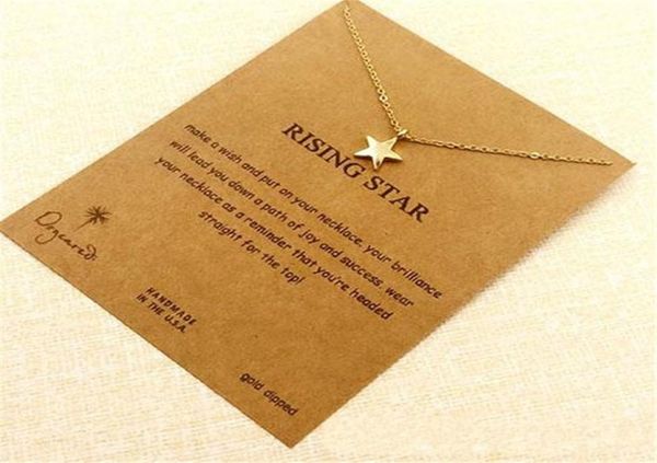

rising star dogeared necklace rising star noble and delicate jewelry 18k gold charm necklace pendant necklace good gift for wome6504801, Silver
