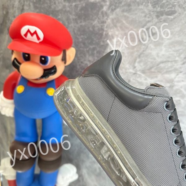 

new luxury designer mens womens casual shoes genuine leather low- sneakers lace up trainers comfortable outdoor runner sneaker, Black