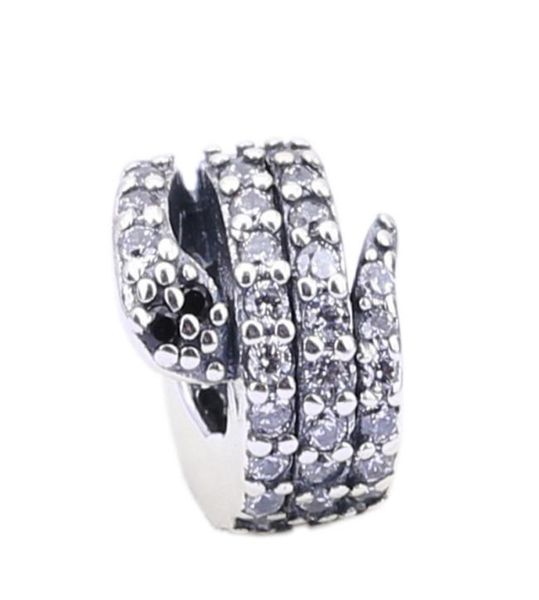 

majestic charms bead authentic 925 sterling-silver-jewelry pave crystal animal beads diy fashion bracelets jewelry making3818900, Black