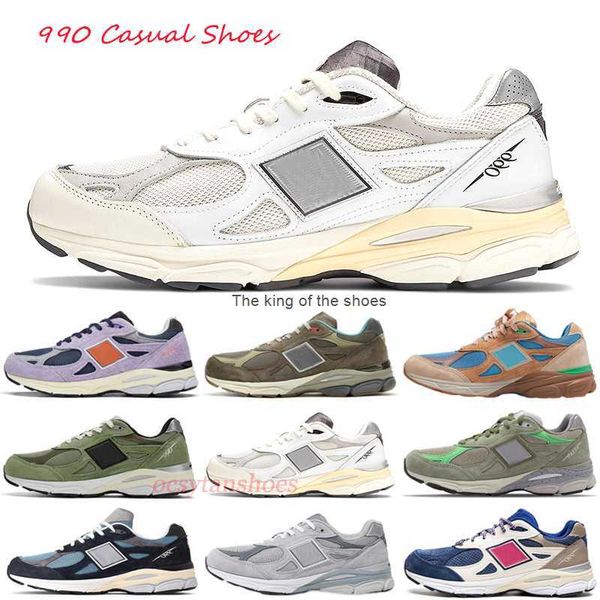 

990 casual shoes designer athletic sneakers triple black outdoor mens womens trainers runner