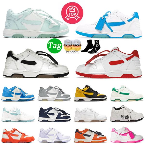 

offs out of office sneakers designer shoes mens women platform vintage trainers leather vintage skate ooo low- white sports trainers runners, White;red