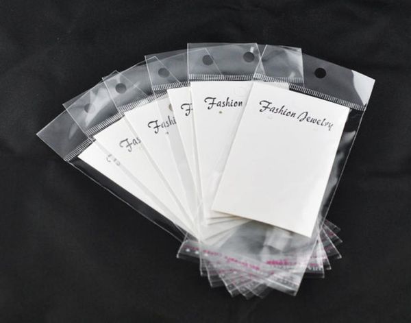 

whole 100 white earring display cards wself adhesive bags b093445040986, Pink;blue