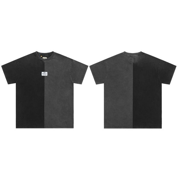 

2023 men fashion t-shirt printed short sleeve women print summer black white cotton t shirt, Black;brown