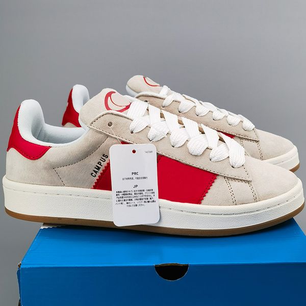 

00s campus mens womens skate shoes light weight casual shoes anti slip running shoes retro white black red pink grey men women sports low sn