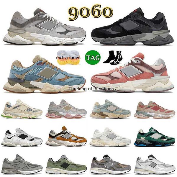 

authentic 9060 men women running shoes designer sneakers rain cloud grey black castlerock bodega cherry blossom bricks wood joe freshgoods 9