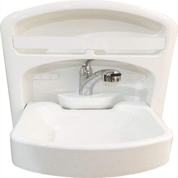 

white acrylic folding sink basin 742*464*398/150mm boat caravan camper gr-y001
