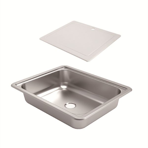 

stainless steel sink 400*335*126mm with plastic lid boat caravan rv gr-609b