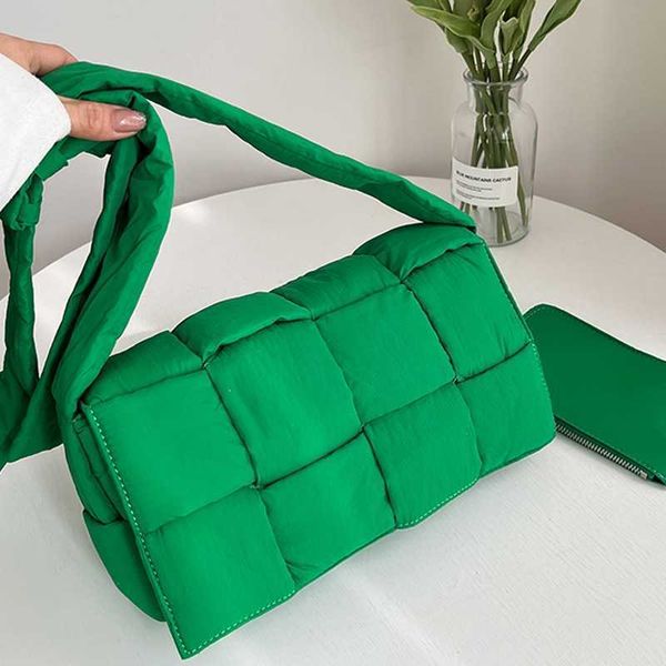 

bag tote bottegas korea dongmen sponge woven pillow women's single-shoulder cross-shoulder duvet versatile venetas handbags zc