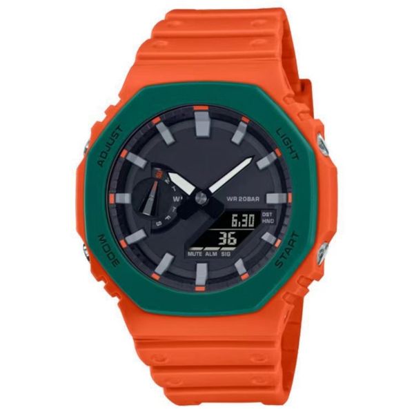 

men's sports digital watch watches luxury watch quartz-battery watch, Slivery;brown