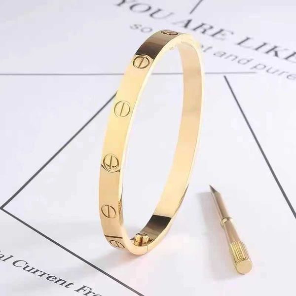 

titanium steel rose gold bracelet women's colorless ins small design student girlfriend simple versatile colorless bracelet cs2y, Black
