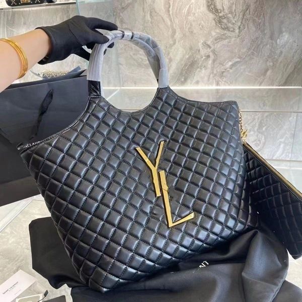 

luxury designer tote shopping bags luxurys tots bag lambskin large shoulder loulou leather women the totes bags crossbody lady handbag yslit