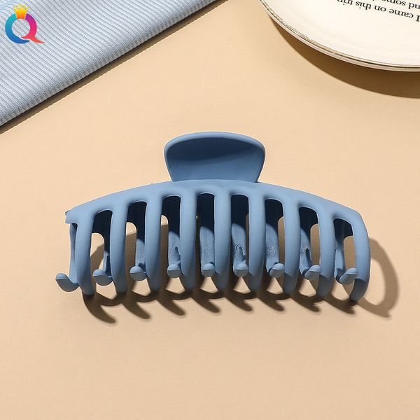 

fashion blogger designer jewelry blue series curly hair clip, matte hair clip, versatile shark clip accessories barrettes hair wholesale zj4, Slivery;golden