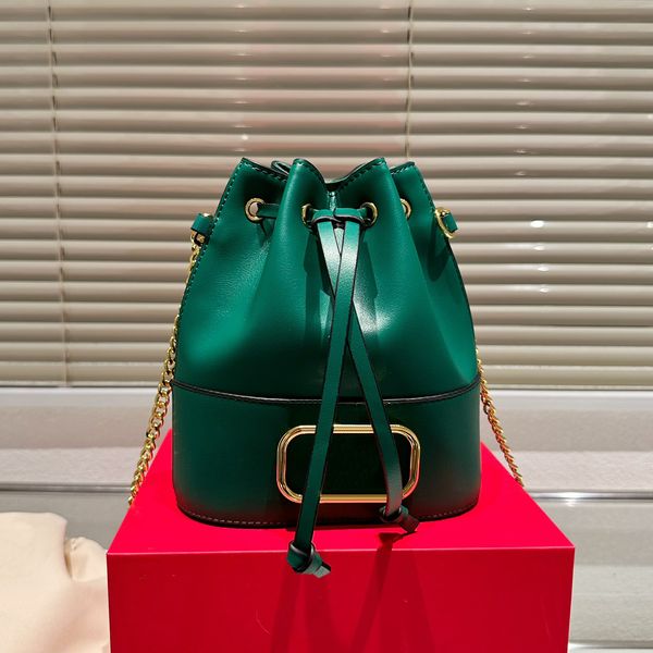 

crossbody bags bucket bag designer bags luxury bag ladies chain shoulder bags women handbag shopping fashion solid color wallets