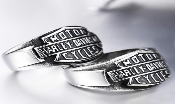 

euro american motorcycle rings whole mens rings davidson jewelry gift7349781, Silver