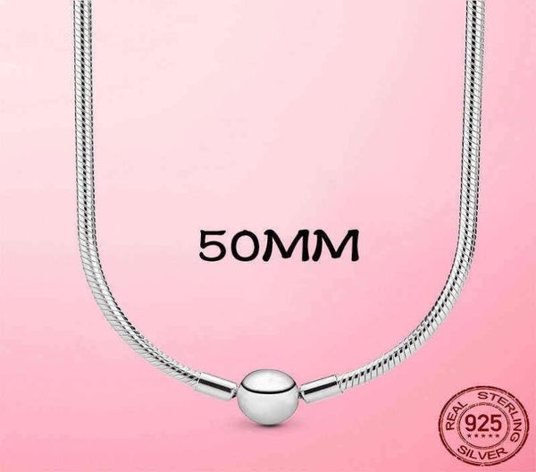 

new necklace 925 sterling silver simple fit original charm bead pendant for women jewelry diy2363361